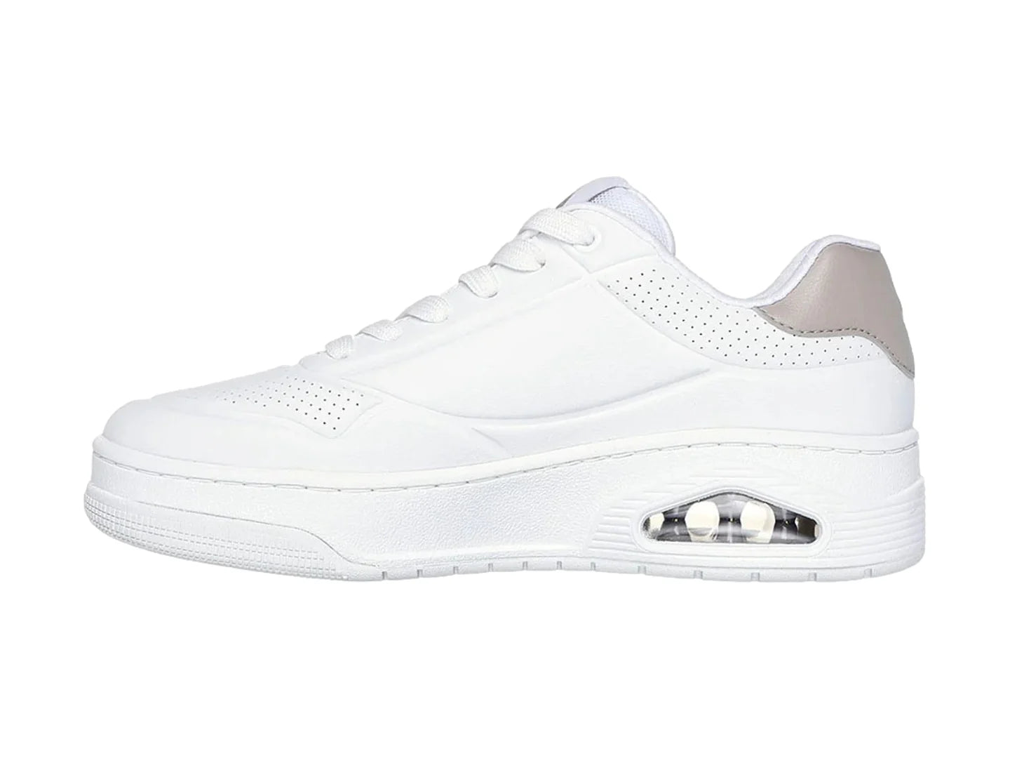 Tenis Skechers Uno Court Blanco para Mujer