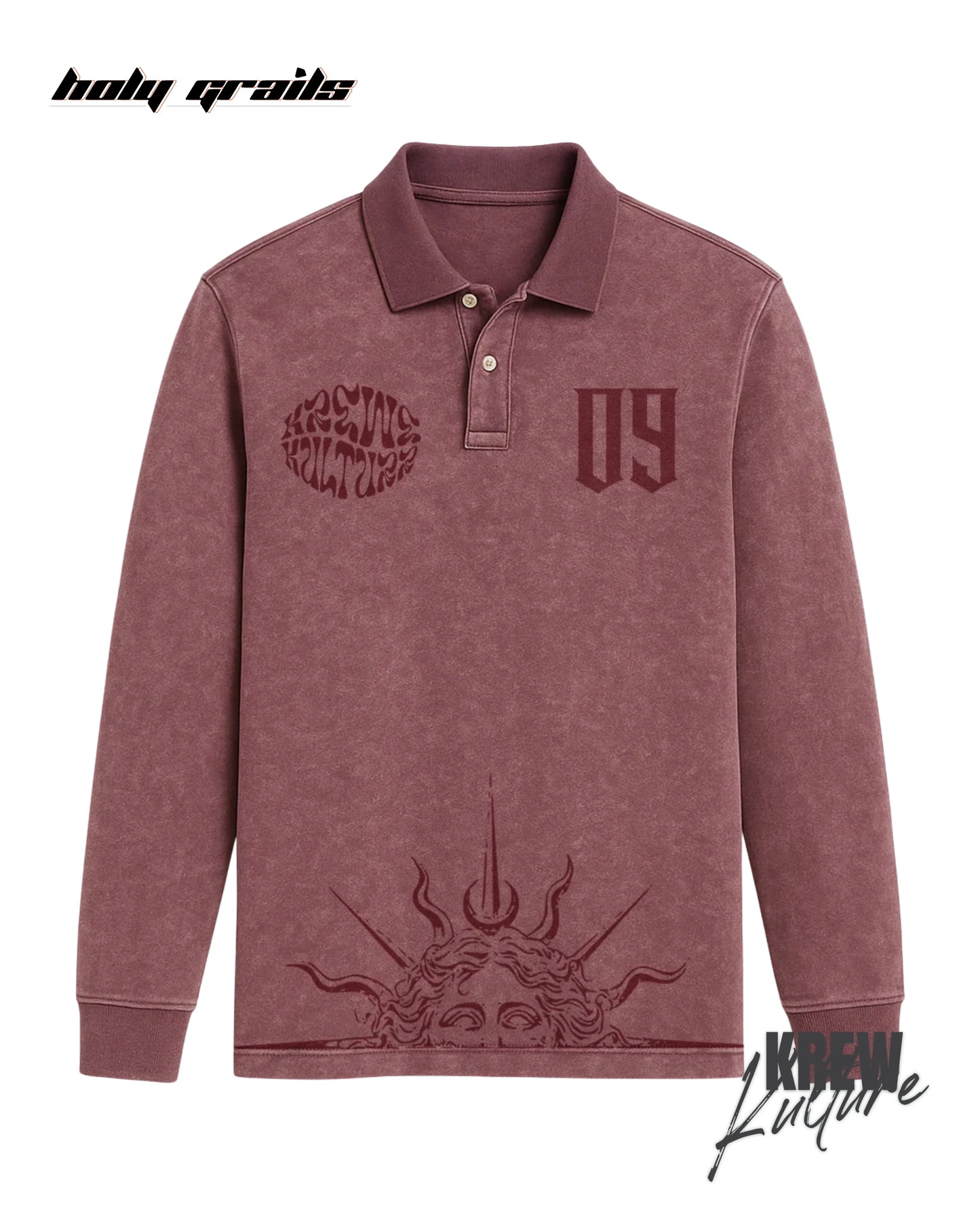 The Eternal Gratitude Brown Polo T Shirt HG x Krewe Kulturr