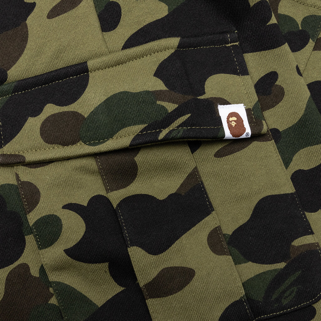 1st Camo 6 Pocket Sweat Shorts Green