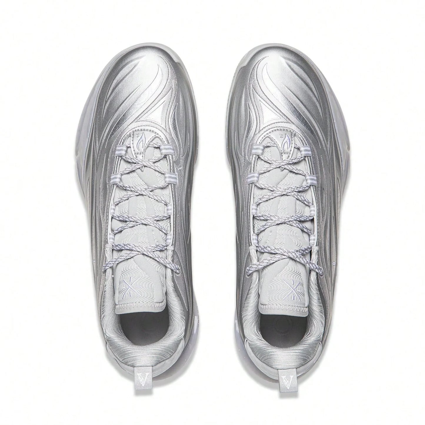 Tênis Li Ning Wade 808 5 Ultra V2 Silver Flash