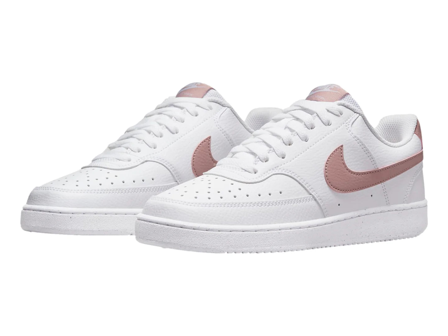 Tenis Nike Court Vision Lo Blanco y Rosa para Mujer