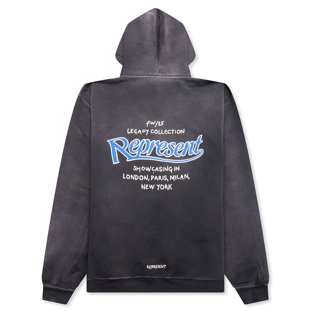 Showcasing Hoodie Stained Black