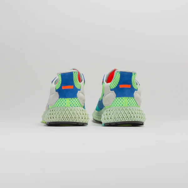 ZX 4000 4D Mens Running Shoe Green Blue