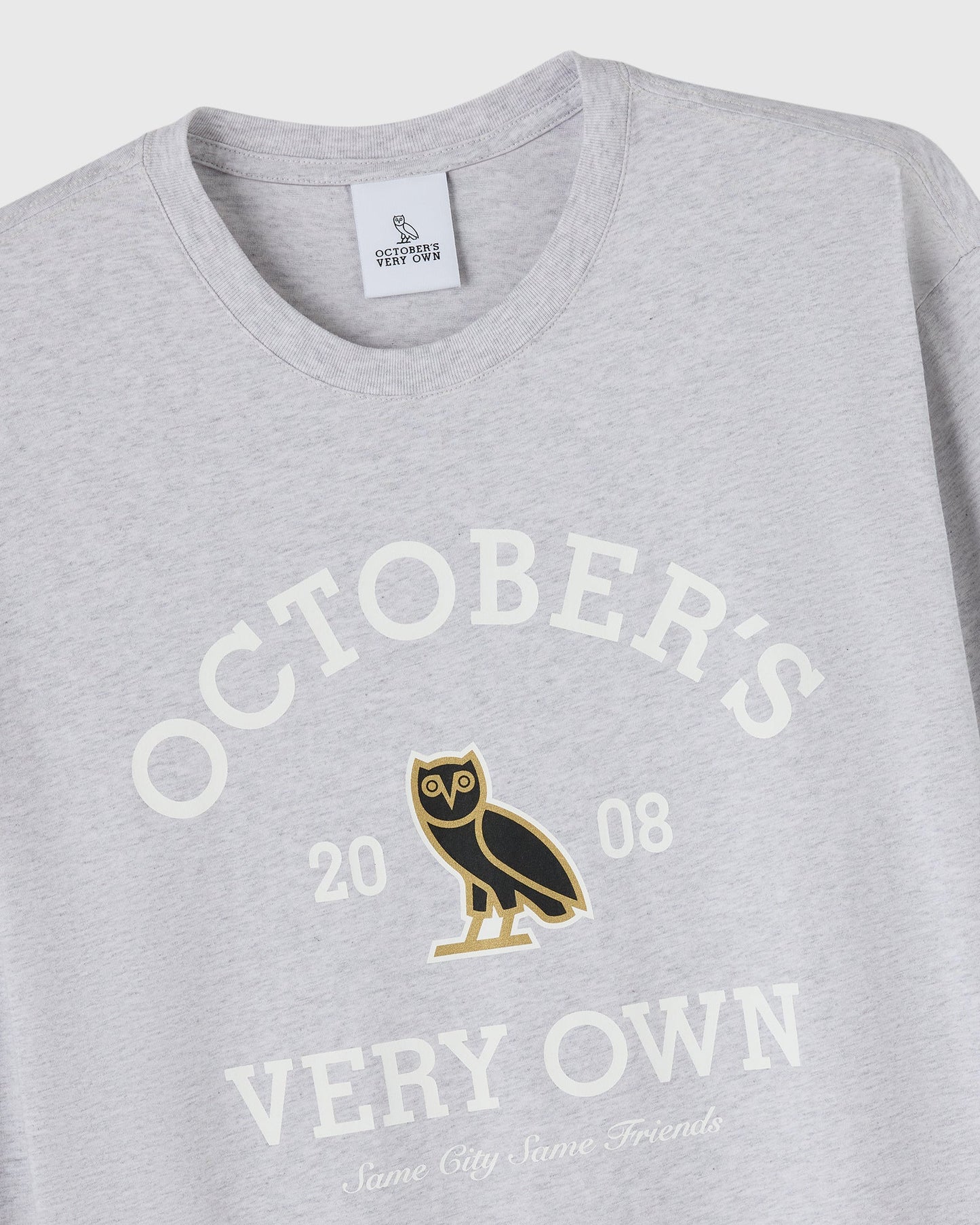 Collegiate Long Sleeve Tee Ash Heather Grey