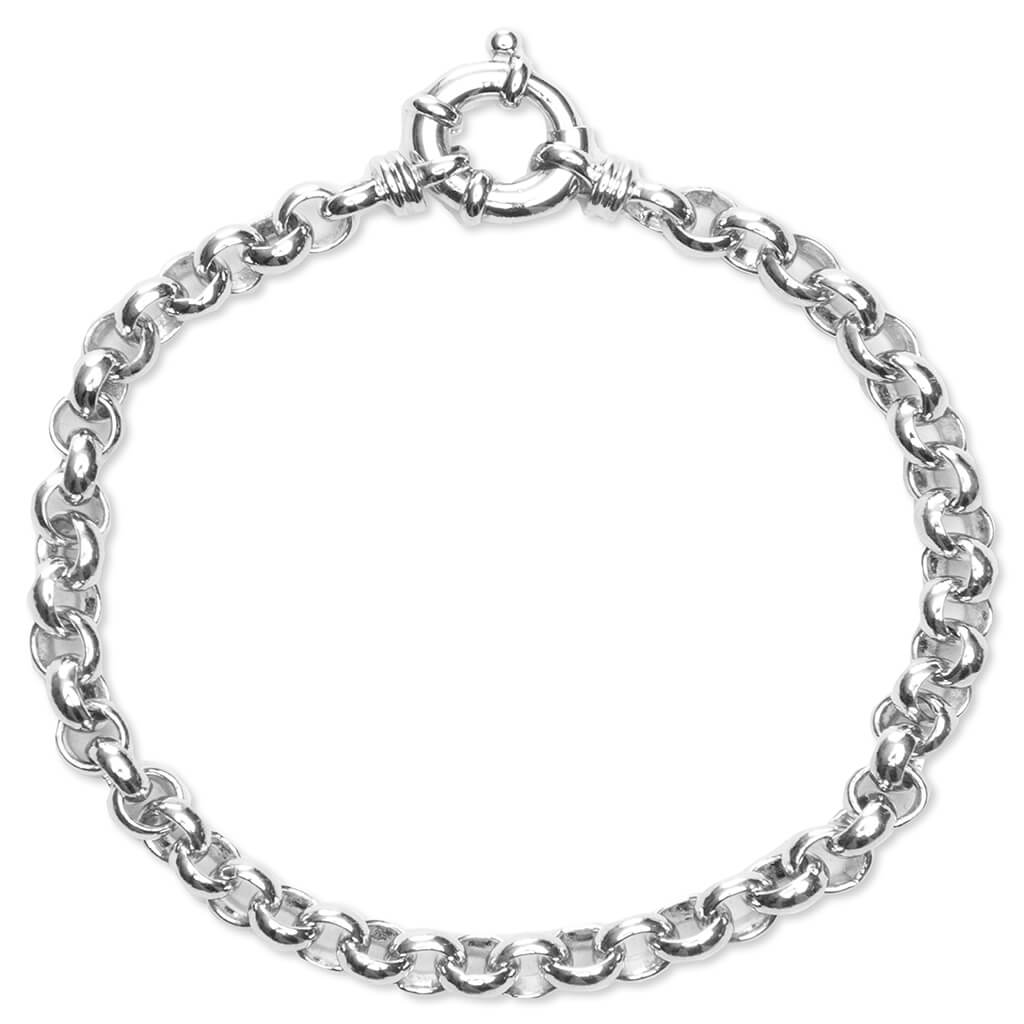 Thick Rolo Bracelet 925 Sterling Silver
