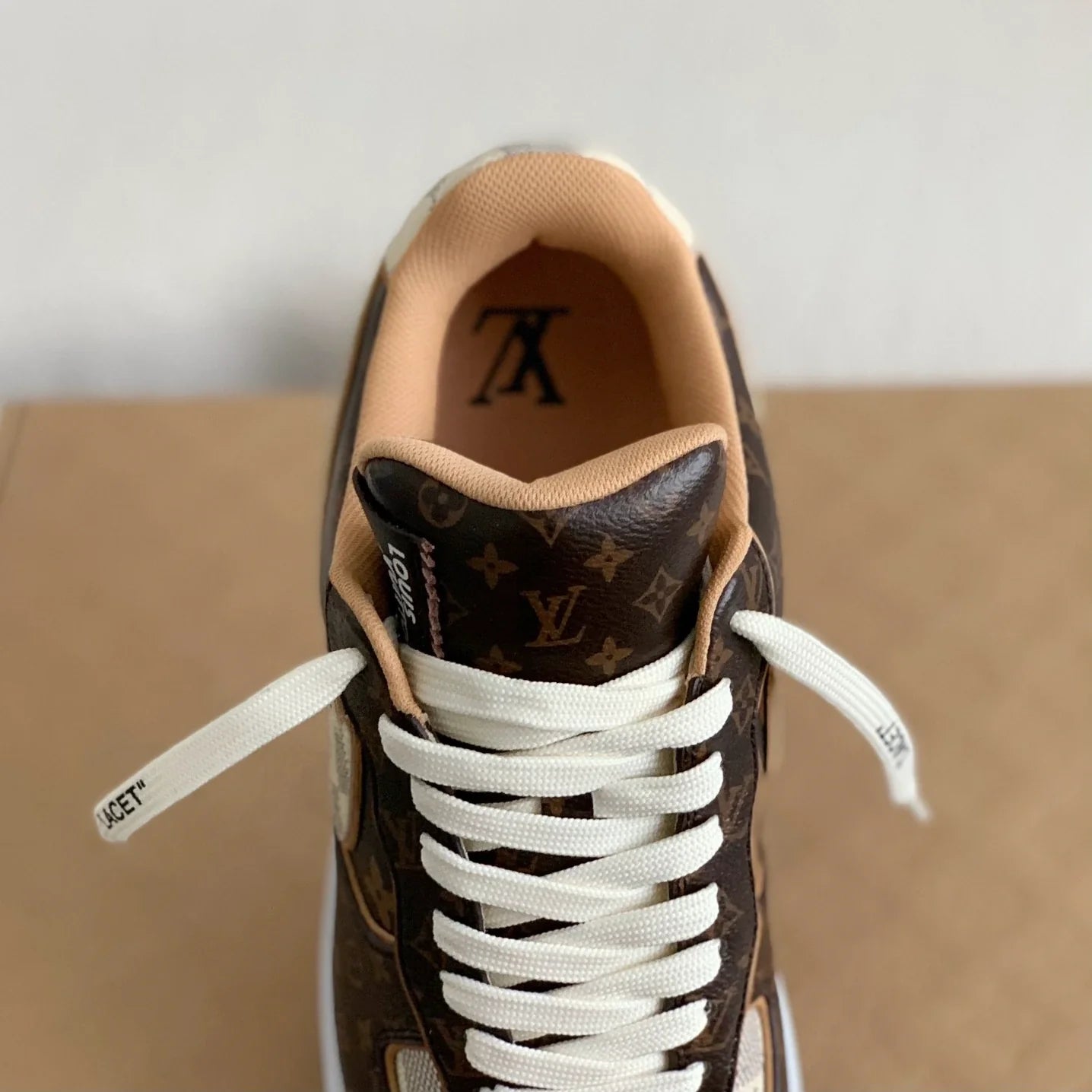 Louis Vuitton x Nike Air Force 1 Low Monogram Brown Damier Azur