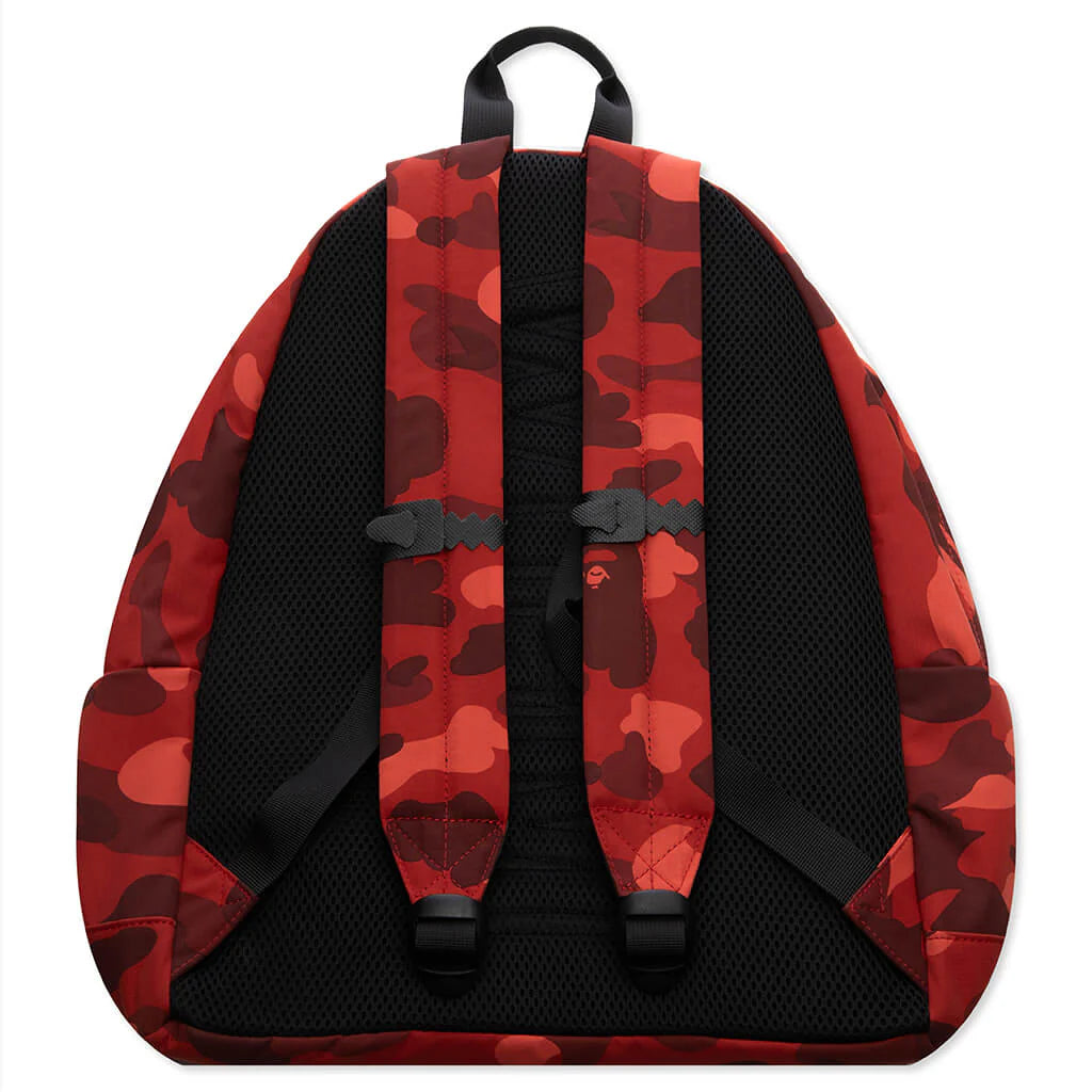 Color Camo Shark Daypack Red