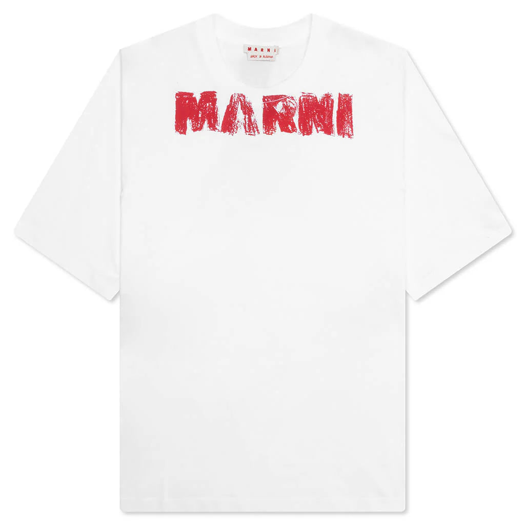 Monolith Cotton T Shirt Lily White