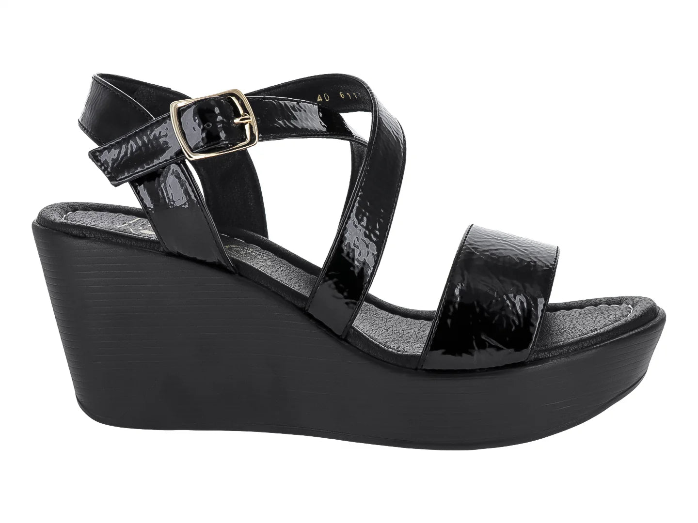Sandalias Luna Rosa Negro para Mujer