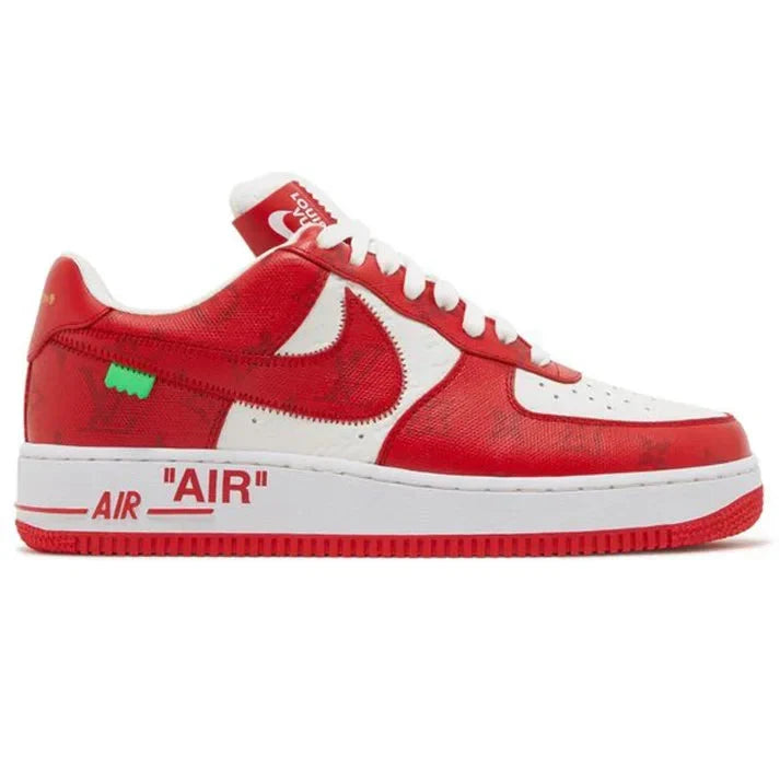 Louis Vuitton x Nike Air Force 1 Low By Virgil Abloh White Red