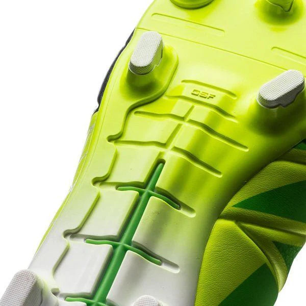PUMA Evoaccuracy 1 FG Firm Ground Soccer Cleats Fluo Yellow Peacoat White