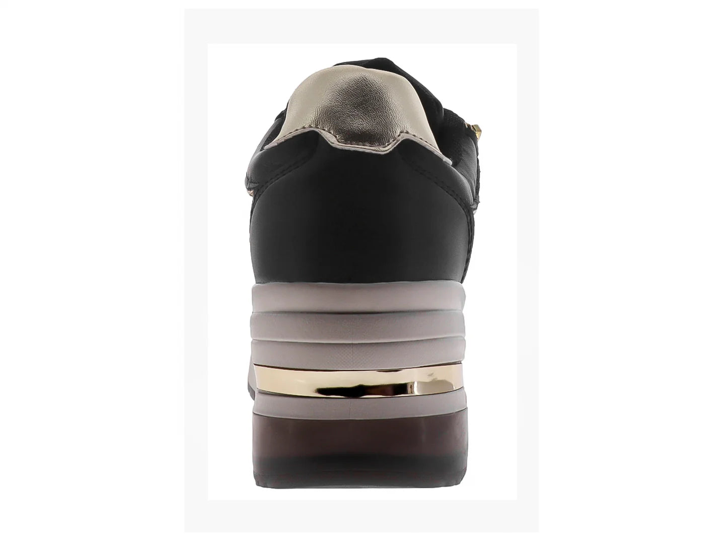 Tenis Casuales Be and Red Negros para Mujer
