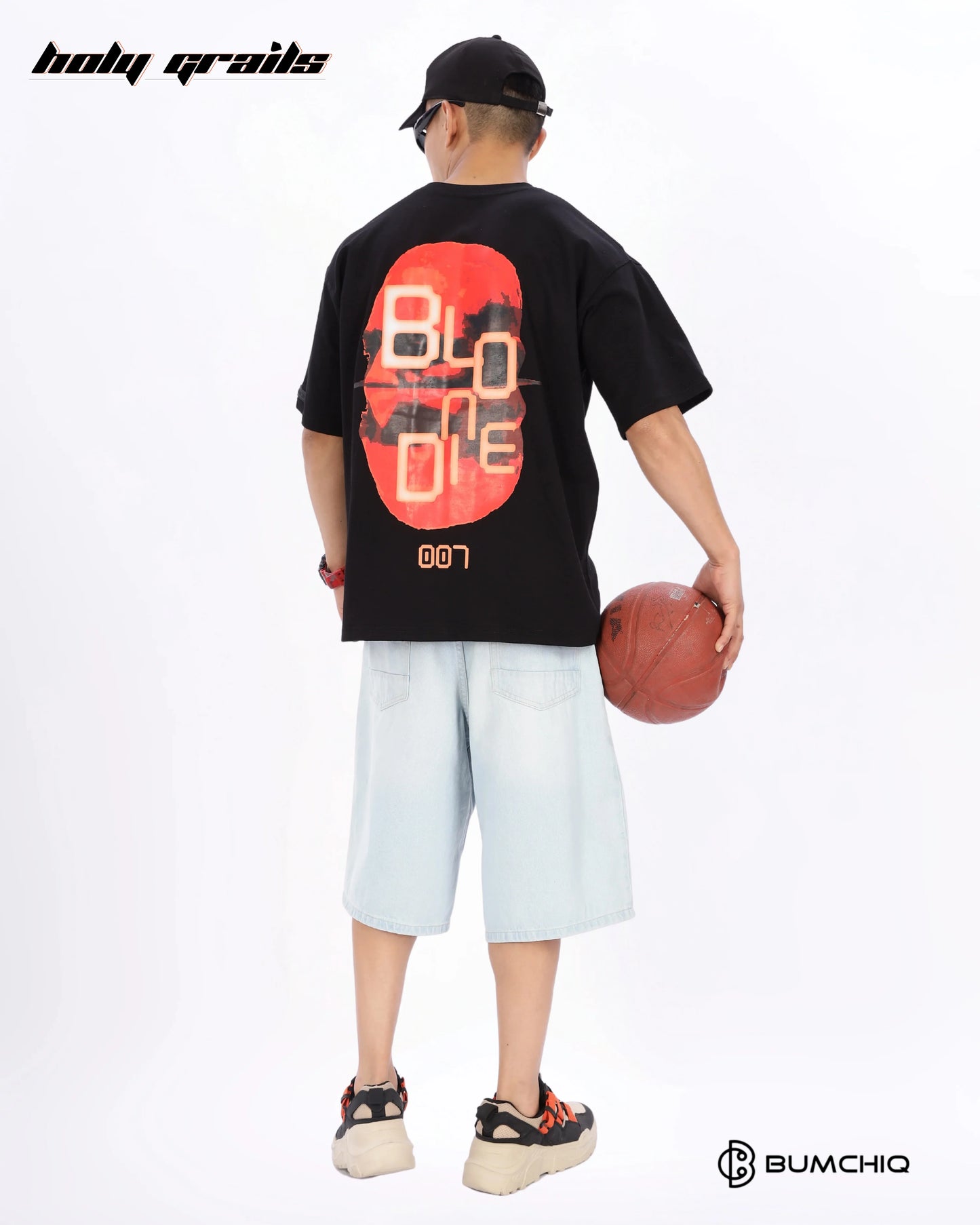 Blondie Black Oversize Tee HG x Bumchiq