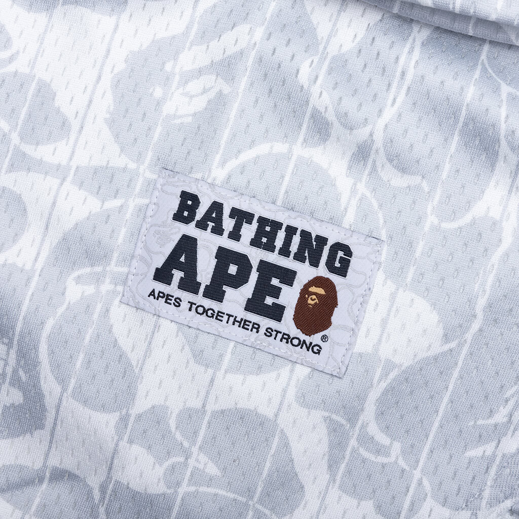 Camo Stripe Baseball Shirt Gray