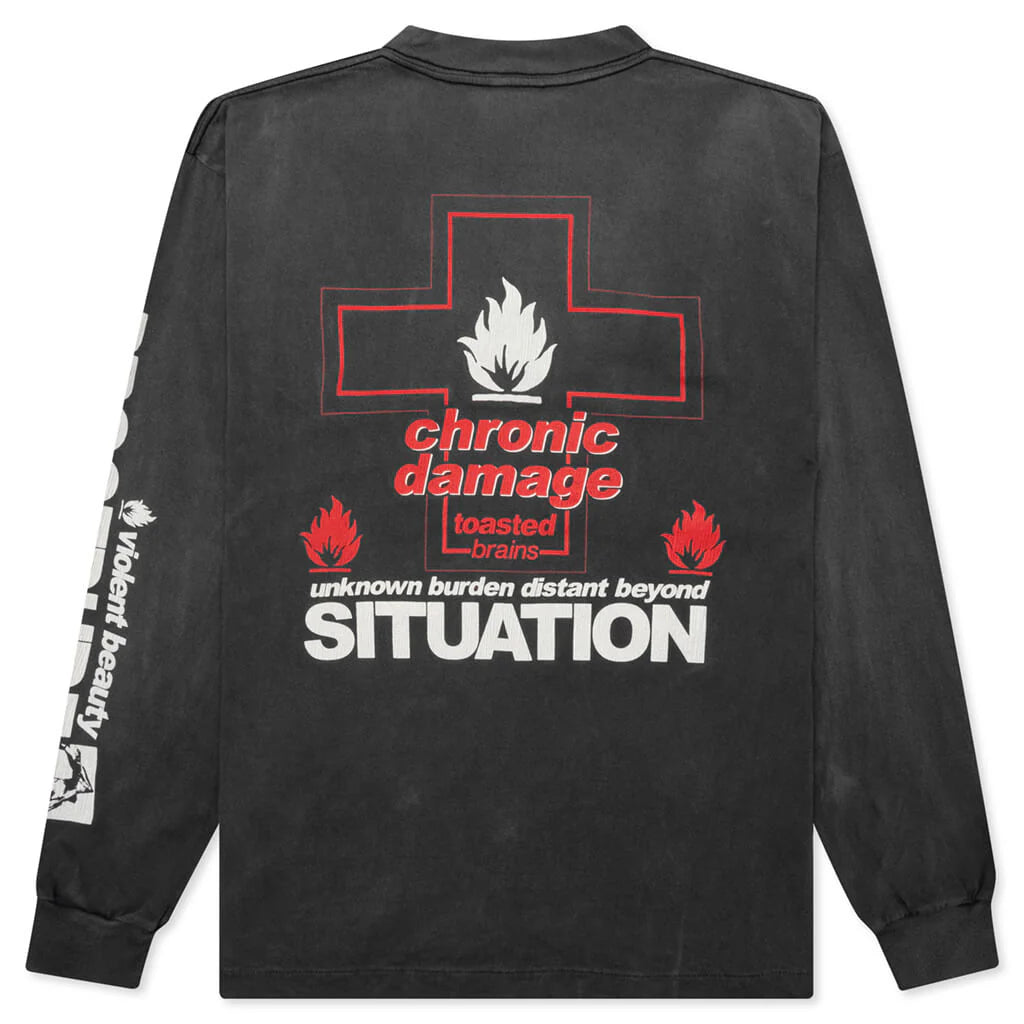 Unknown L S Tee Black