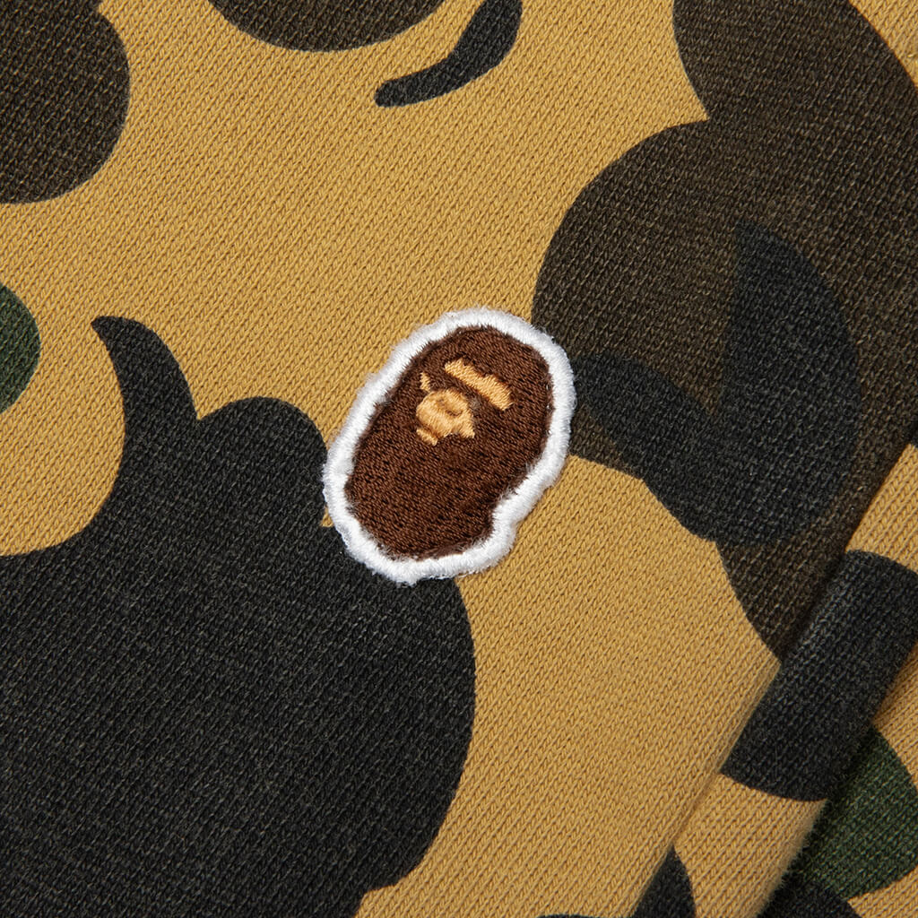 1st Camo One Point Relaxed Fit Sweat Pants Yellow
