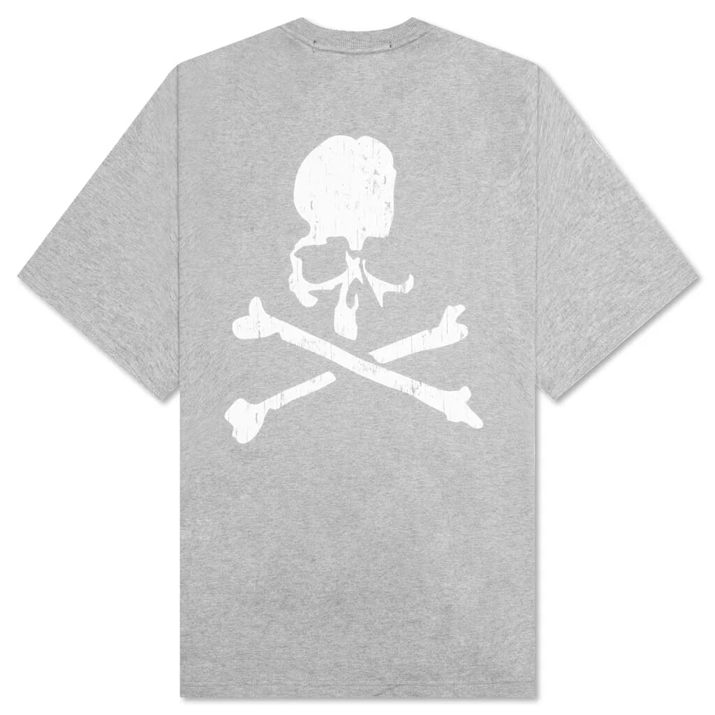Top Grey Printed T Shirt Top Grey