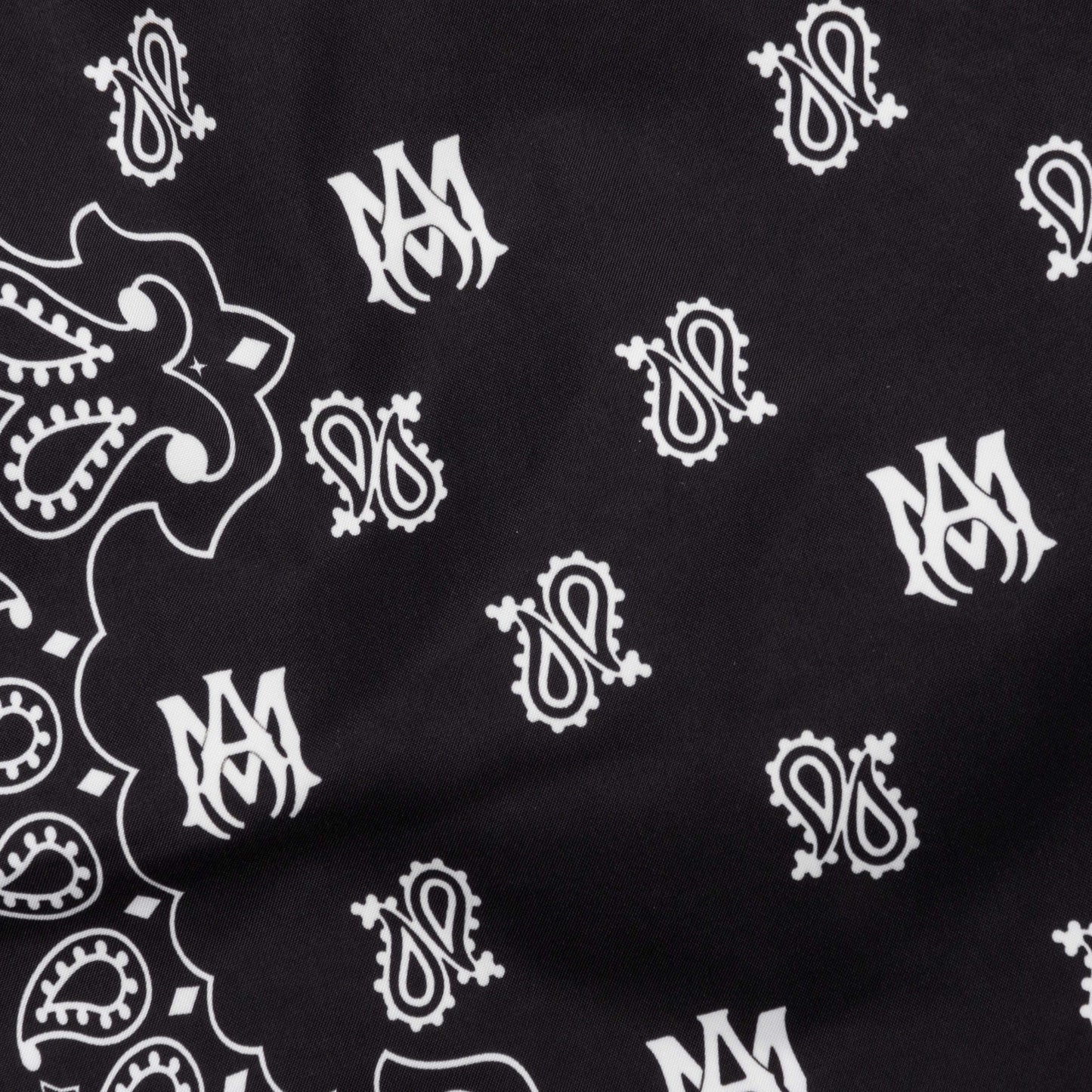 Bandana Paisley Swim Trunk Black