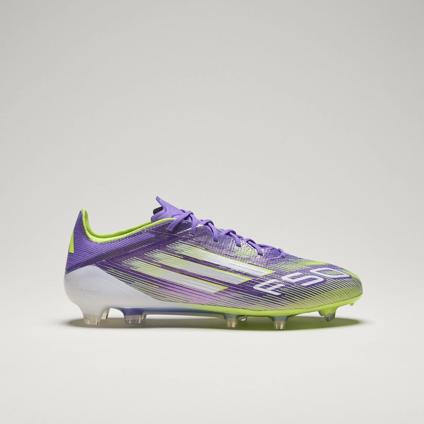 adidas F50 Elite Firm Ground Soccer Cleats Purple White Lemon