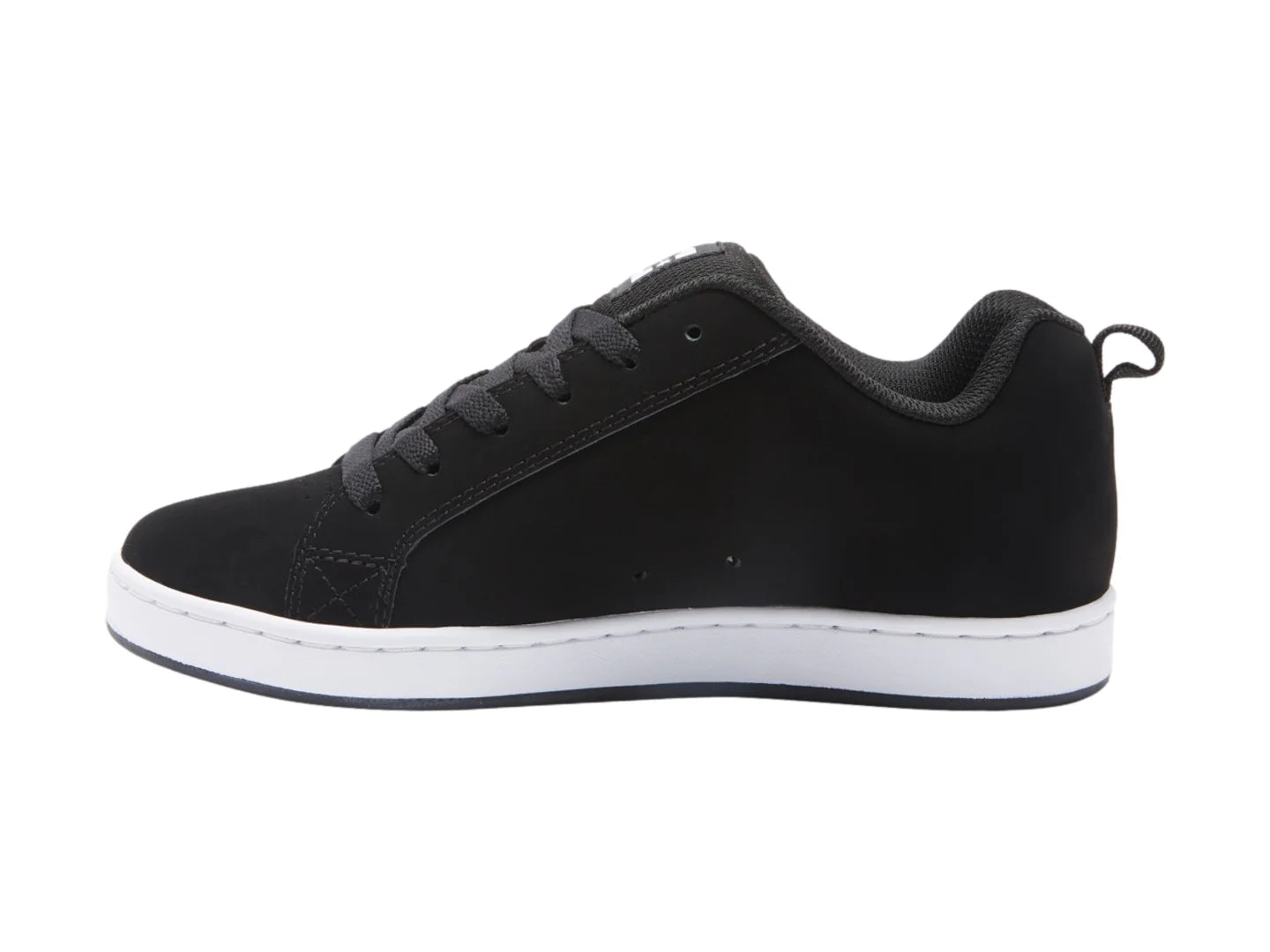 Tenis DC Shoes Court Graffik Negro y Blanco para Niño