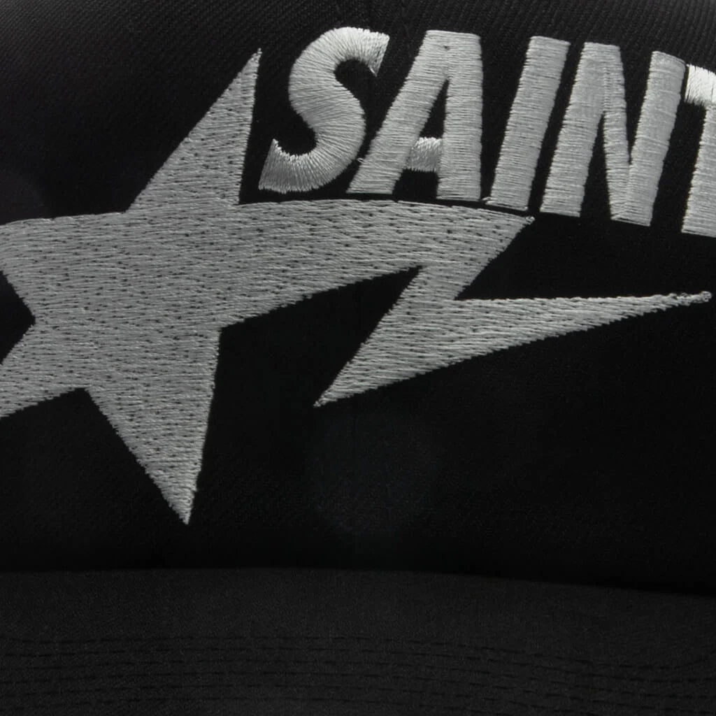 Saint M6 x BAPE Mesh Cap Black