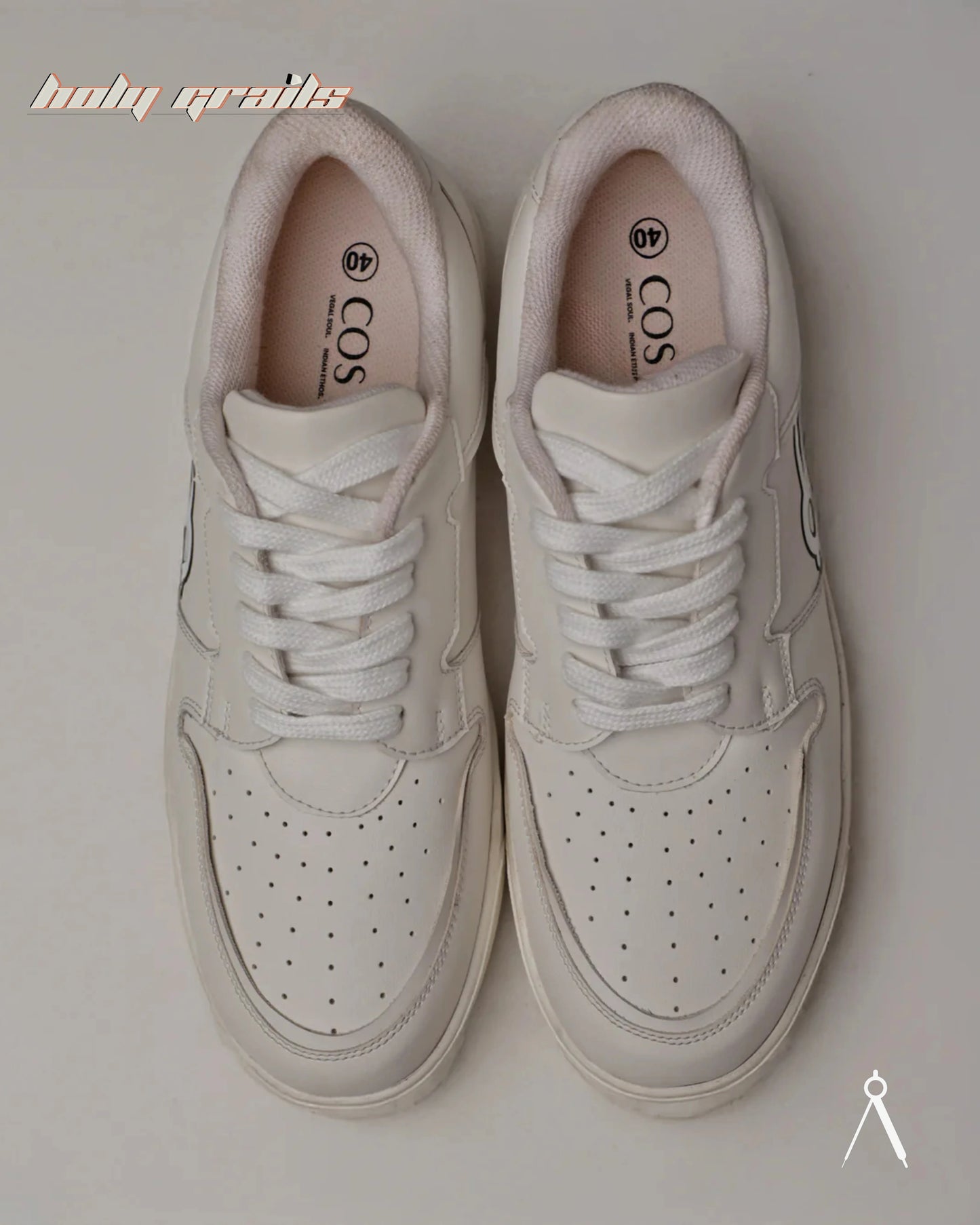 Theta Monotone White Sneaker HG x Cos Tan