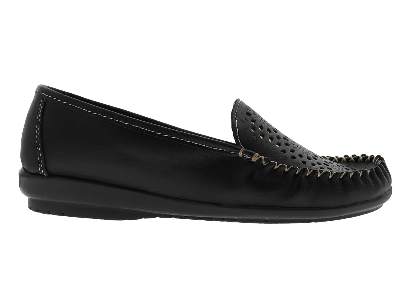 Zapatos Planos Atilano Kazual Negro para Mujer