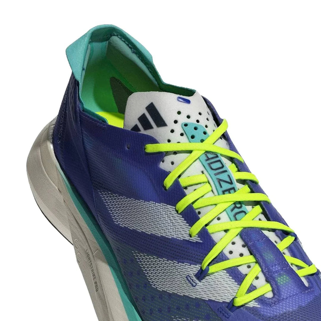 Adidas Adizero Adios Pro 3 Azul Royal Verde Neon