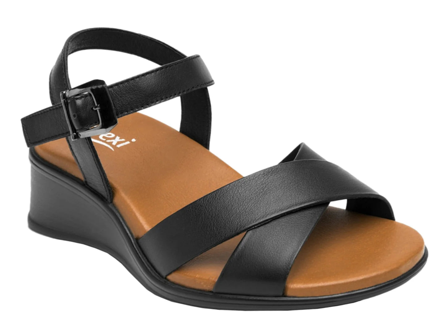 Sandalias Flexi Negro para Mujer