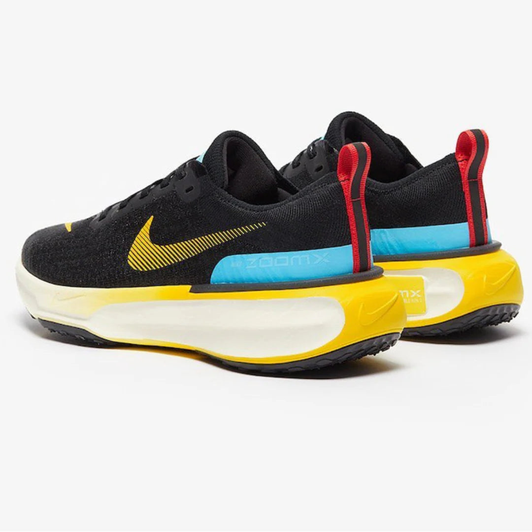 Nike Invincible Run 3 Preto Azul Báltico Amarelo