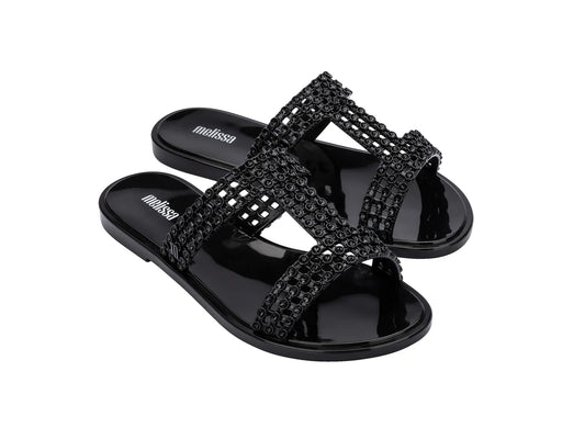 Sandalias Melissa Glowing Slide Negro para Mujer