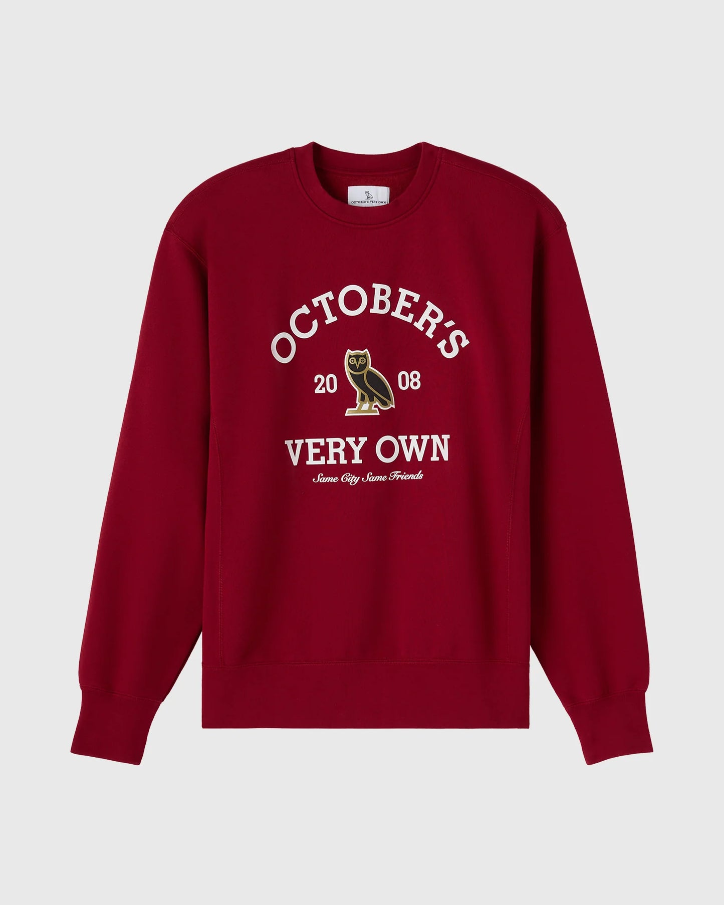 Collegiate Crewneck Deep Red