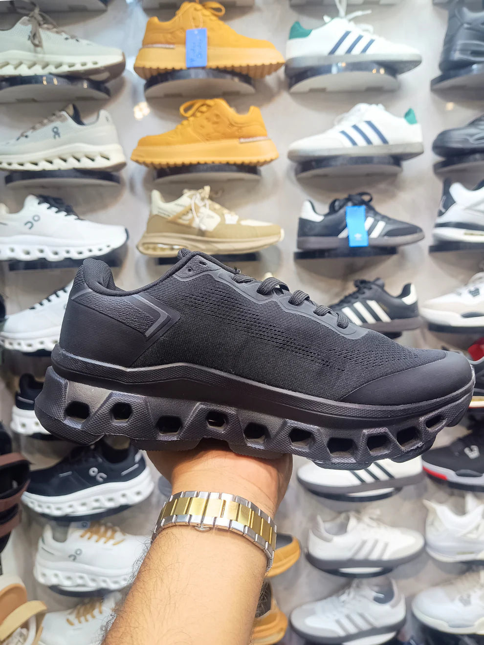 CUUS DUUS MENS RUNNING SHOES BLACK