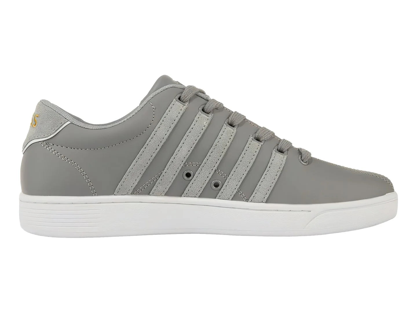 Tenis K Swiss Court Pro II Gris y Blanco para Hombre