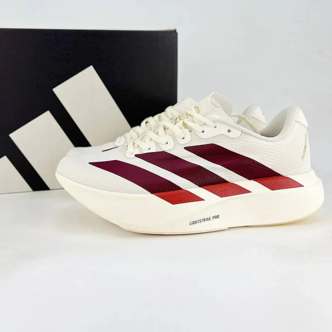 Adidas Adizero EVO SL Branco Bordô Vermelho