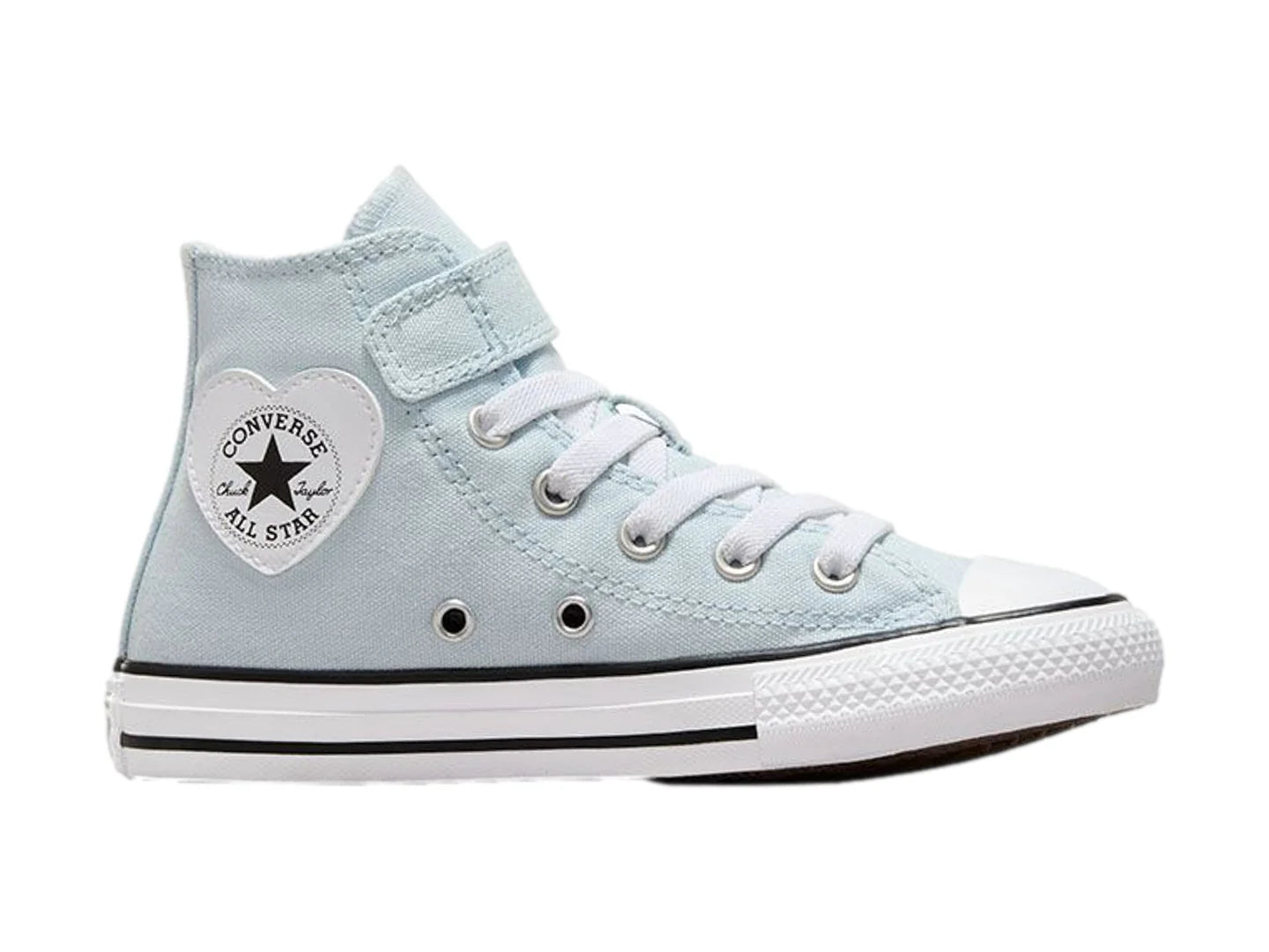 Tenis Converse Chuck Taylor All Star Heart Patch Azul para Niña