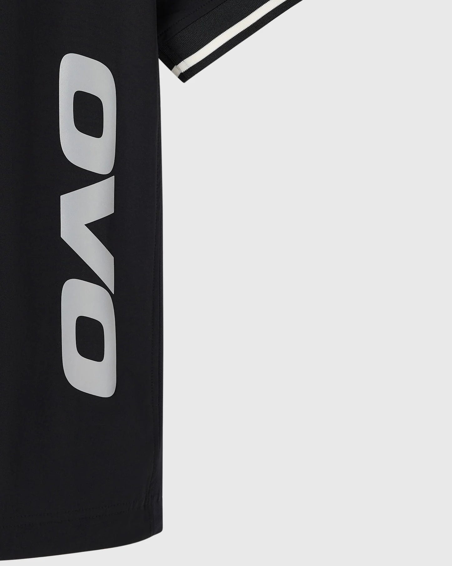 OVO Golf Stretch Nylon Polo Black