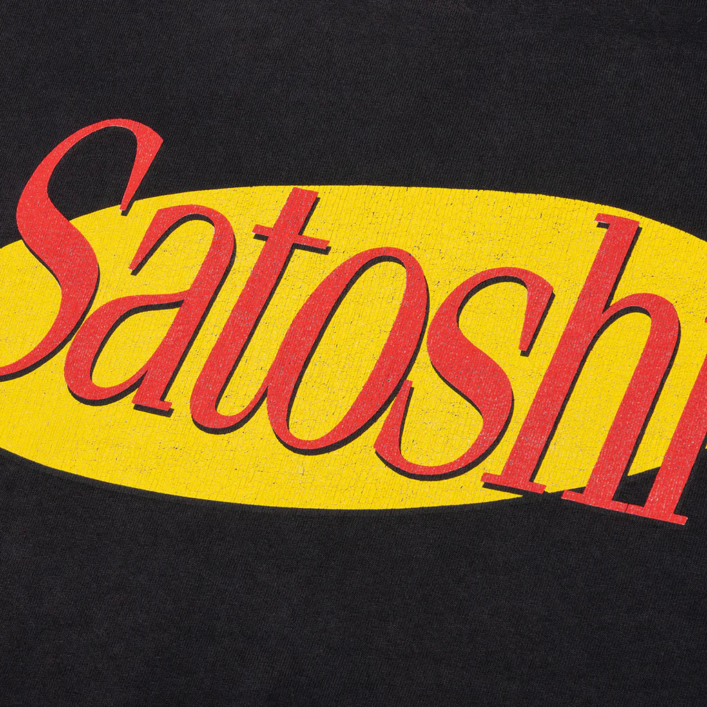 Sitcom Tee Washed Black