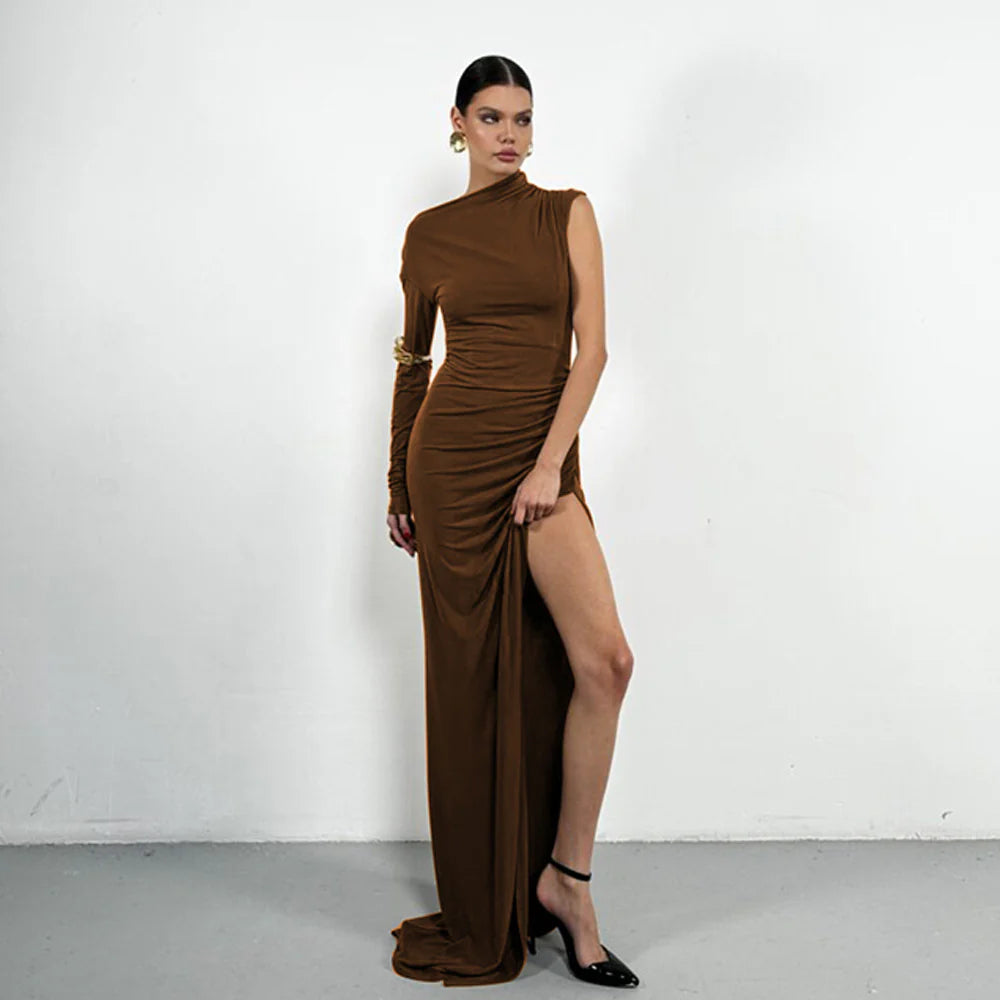 Vestido Ombro Único Balneário