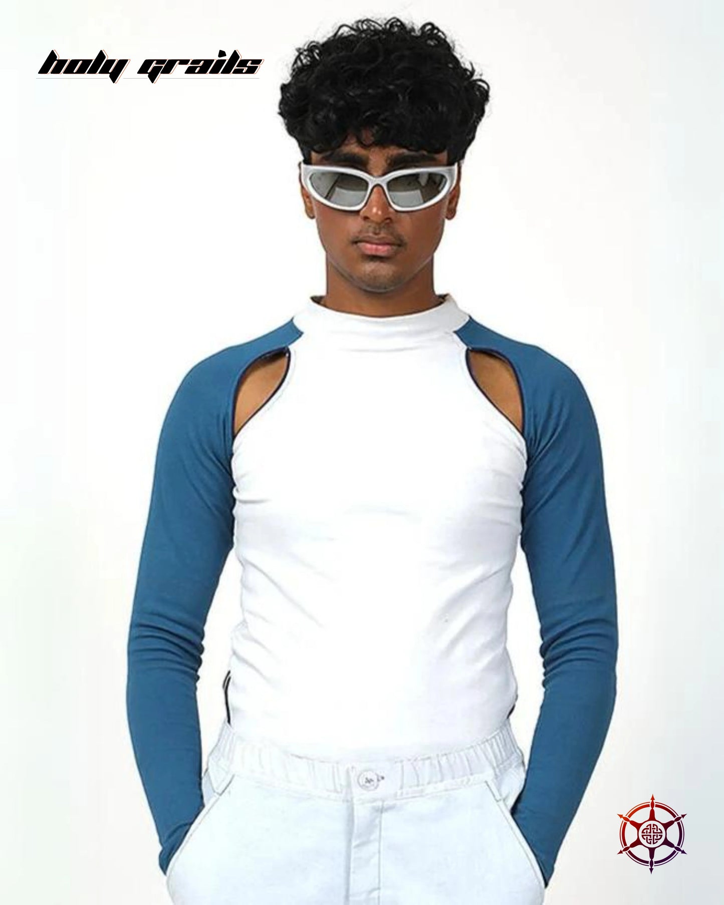 Arctic Wave Keyhole Top HG x Duskin