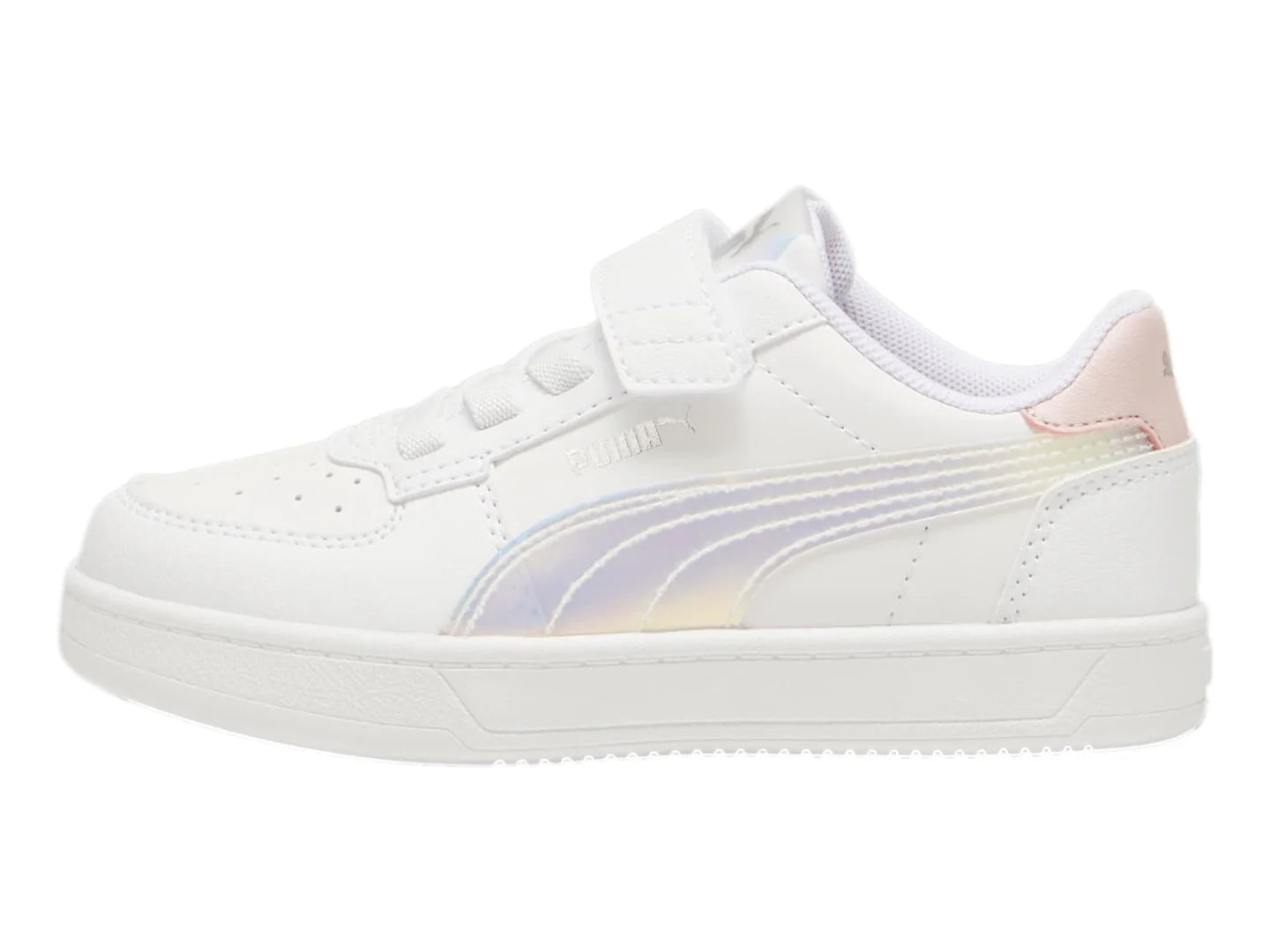 Tenis PUMA Caven 20 Holo Blanco y Malva para Niña