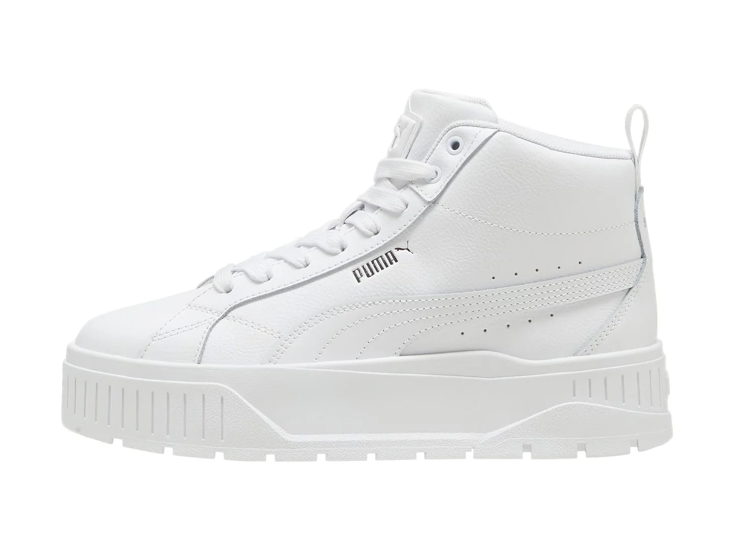 Tenis PUMA Carmen II Mid Blancos y Plata para Mujer