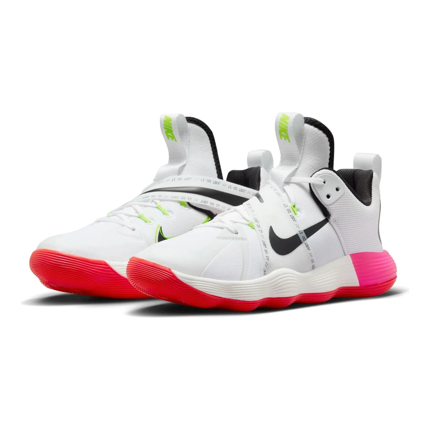 Tênis Nike React HyperSet 1 Vôlei Branco Rosa