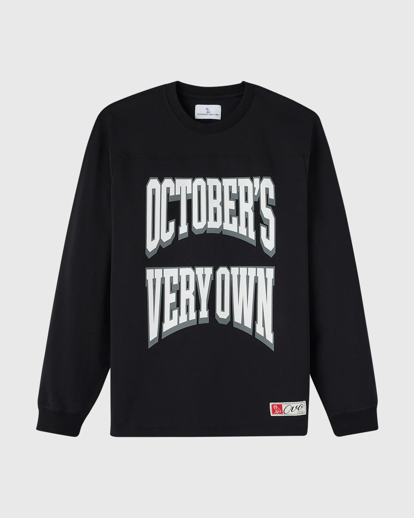 Heritage Long Sleeve Football Tee Black