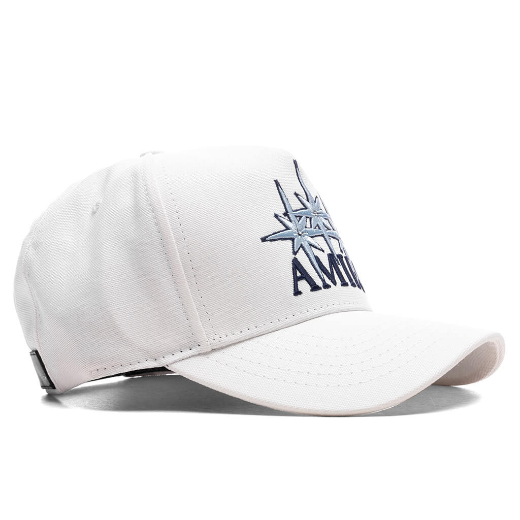 Amiri Starburst Canvas Hat Ivory