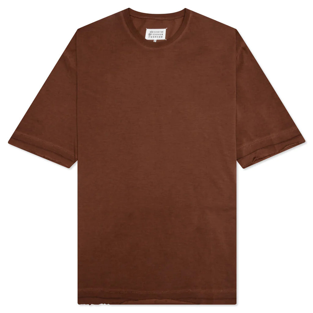 Distressed T Shirt Faded Red