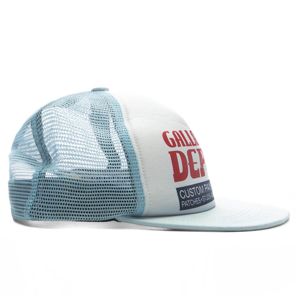 GD Custom Hat Baby Blue White