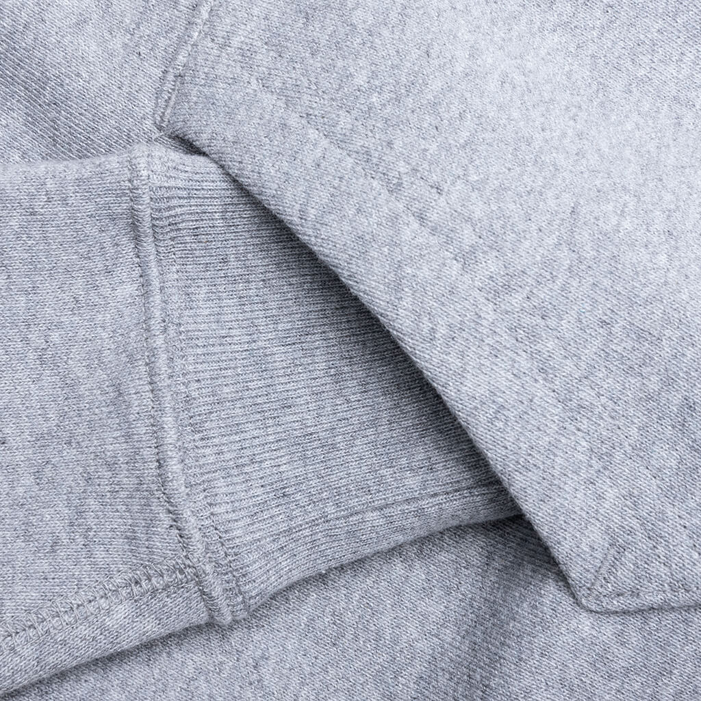 Kids Milo Shark Zip Double Hoodie Gray