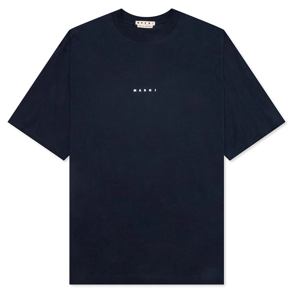 Crewneck S S T Shirt Blue Black