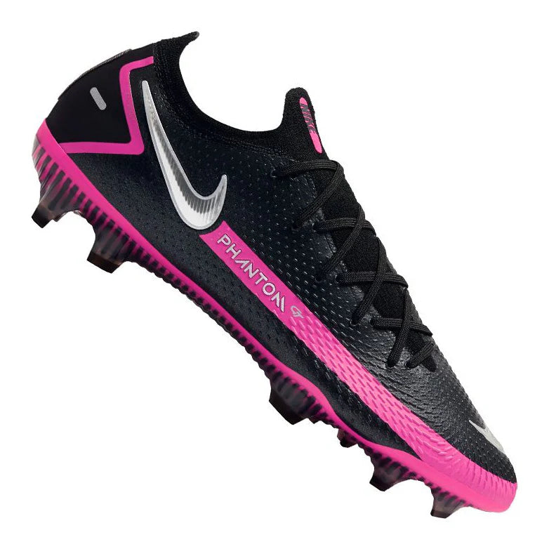Nike Phantom GT Elit FG Mens Soccer Cleats Black Grey